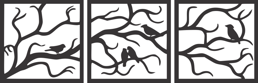 CUA000043 — TRIPTICO 90X30
